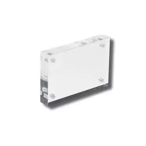 Deflecto Magnetic Block Desktop Business Card Holder Acrylic 15mm