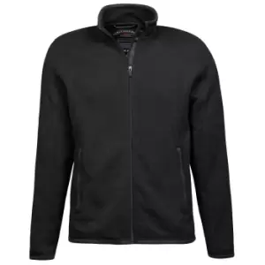 Tee Jays Mens Aspen Full Zip Jacket (XL) (Black)