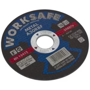 Worksafe 205573 Cutting Disc Flat Metal Ø115 x 3.2 x 22mm