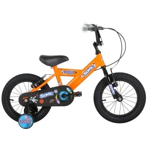 Sonic Boys Rocket 14" Wheel Bike - Orange/Black