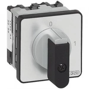 Isolator switch 16 A 1 x 90 Grey Black
