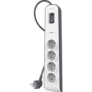 Belkin BSV400vf2M Surge protection power strip 4x White, Grey PG connector