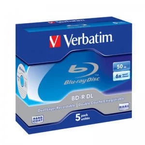 Verbatim 6x BD-R Dual Layer 50GB 5 Pack Jewel Case