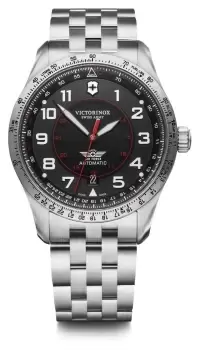 Victorinox 241888 Airboss Mechanical (42mm) Black Dial / Watch