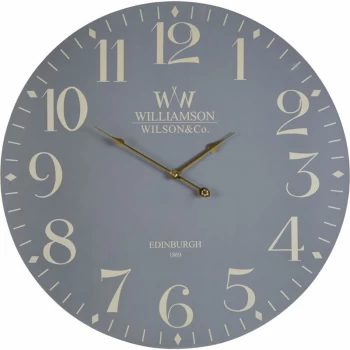 Classical Grey Wall Clock - Premier Housewares