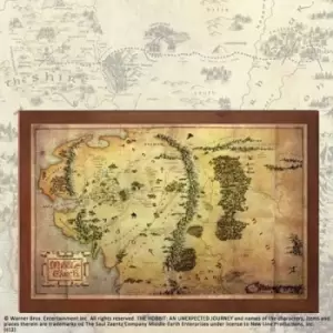 The Hobbit The Map of Middle-Earth 16 X 12 Inch