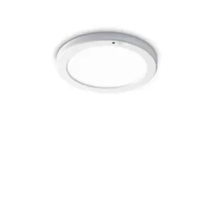 AURA Round LED Recessed Downlight White, Motion Sensor, 4000K, Non-Dim