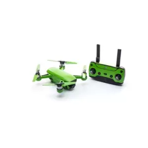 Modifli DJI Spark Drone Skin Vivid Envy Green Propwrap Combo