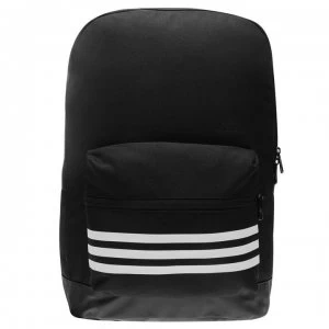 adidas 3 Stripe Versatile Backpack - Black/White