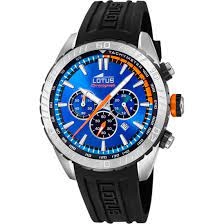 Lotus Blue and Black Chronograph Watch - L18679/4 - multicoloured