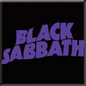 Black Sabbath - Wavy Logo Fridge Magnet