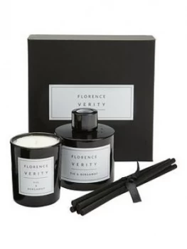 Florence Verity Diffuser & Mini Candle Gift Set - Fig & Bergamot
