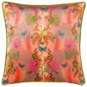 Kate Merritt Exotic Canopy Polyester Filled Cushion Multicolour