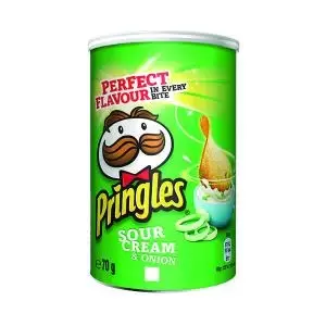 Pringles Sour Cream & Onion Crisps 12 x 70g