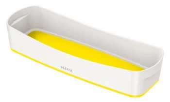 Leitz Organiser Tray 52581016 White, Yellow Plastic 30.7 x 10.5 x 5.5cm 1