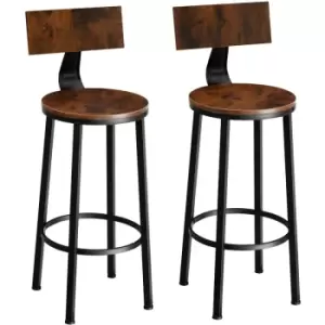 2 Bar stools Poole - dining chairs, stools, breakfast bar stools - industrial dark - industrial dark