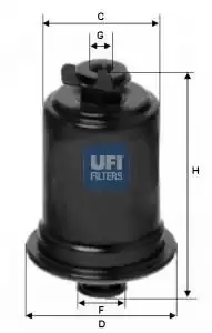 UFI 31.648.00 Fuel Filter Petrol