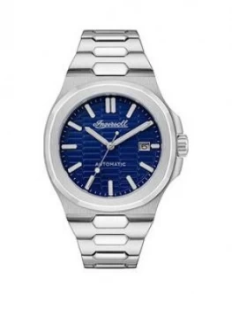 Ingersoll Ingersoll The Catalina Blue Date Automatic Dial Stainless Steel Bracelet Watch