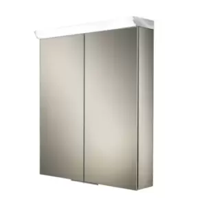HIB Flare LED Illuminated Cabinet with Mirrored Sides W600 x H700 x D150mm