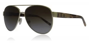 Burberry BE3084 Sunglasses Gold 1145-T5 Polariserade 57mm