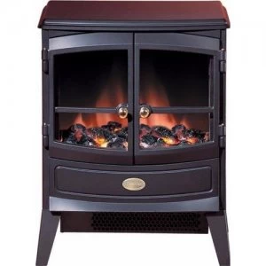 Dimplex Springborne 2kW Electric Fan Heater Stove in Black With Optiflame