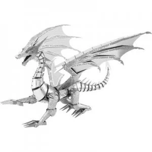 Metal Earth Iconx Silver Dragon Model kit