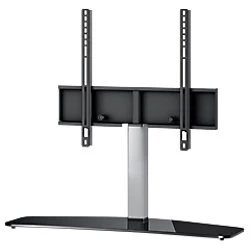 Sonorous Curved PL2335 B-SLV 900 mm TV Stand with Bracket