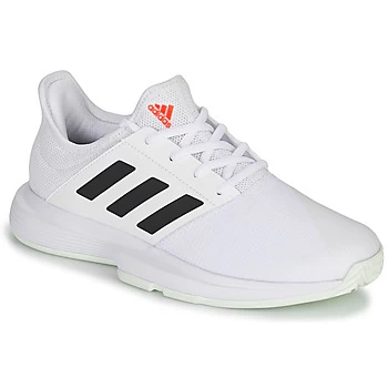 adidas GameCourt W womens Tennis Trainers (Shoes) in White