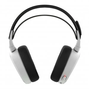 SteelSeries Arctis 5 7.1 Surround RGB Illuminated Gaming Headphone Headset (2019 Edition) - White