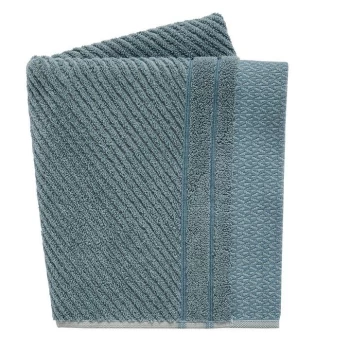 Murmur Ripple Towels - LOUGH GREEN