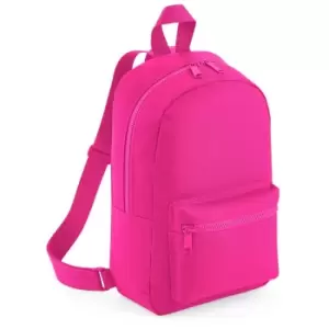 Bagbase Mini Essential Backpack/Rucksack Bag (One Size) (Fuchsia)
