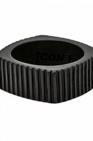 Icon Brand Jewellery Time Squared Ring JEWEL P1062-R-BLK-MED