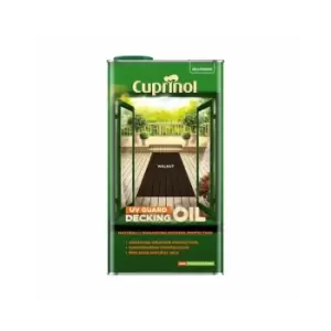 Cuprinol UV Guard Decking Oil - Walnut - 5 Litres - Walnut