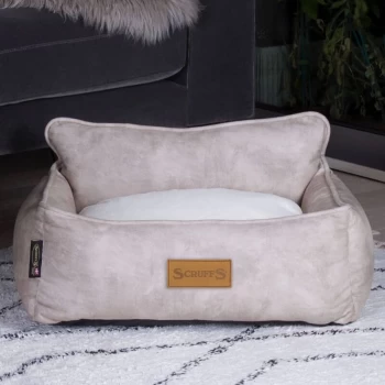 Dog Bed Kensington Size L 90x70cm Cream - Cream - Scruffs&tramps