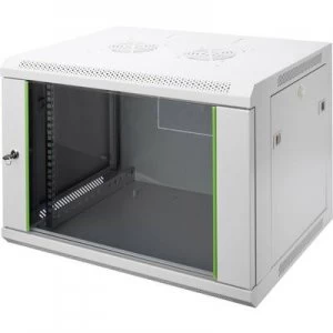 Digitus DN-19 09-U-EC 19 wall cabinet (W x H x D) 600 x 505 x 450 mm 9 U Grey-white (RAL 7035)