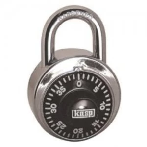 Kasp Dial Combination Lock 45mm Open Shackle Security Padlock