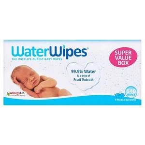 WaterWipes Sensitive Baby Wipes 9 x 60 Wipes