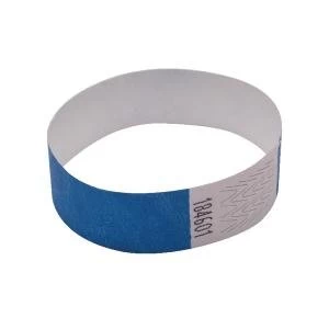 Announce Wrist Band 19mm Blue Pack of 1000 AA01835