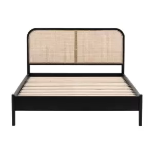 Gallery Interiors Sawyer Bed in Black & Natural King