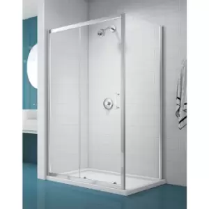 Merlyn NIX Sliding Shower Enclosure Door 1100mm in Chrome Toughened Safety Glass
