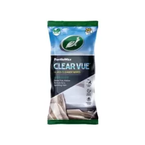Turtle Wax - 54073 Clear Vue Glass Cleaner Wipes (Pack of 24) TWX54073
