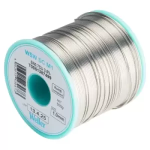 Weller T0051387499 WSW SC M1 99.3/0.7 Solder Wire 1.0mm 500g