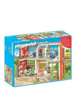 Playmobil 6657 City Life Furnished Childrens Hospital, One Colour