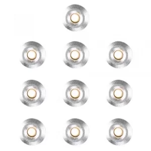 10 x 15mm Minisun Warm White LED Decking Lights