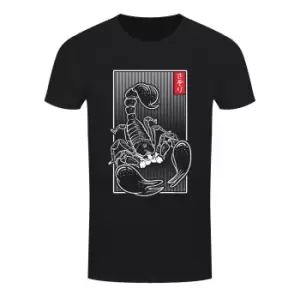 Unorthodox Collective Mens Oriental Scorpion T-Shirt (S) (Black/White)