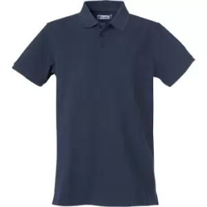 Clique Mens Heavy Premium Polo Shirt (XL) (Dark Navy)