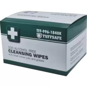 Alcohol-free Cleansing Wipes, Pack of 100