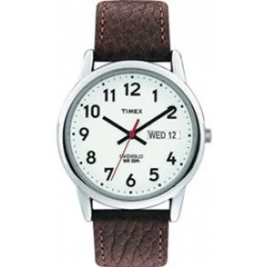 Timex T20041 Mens Brown Leather Strap Analouge Watch