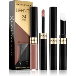 Max Factor Lipfinity Lip Colour Long-Lasting Lipstick With Balm Shade 350 Essential Brown