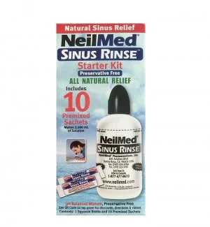 NeilMed Sinus Rinse Starter Kit with 10 Packets
